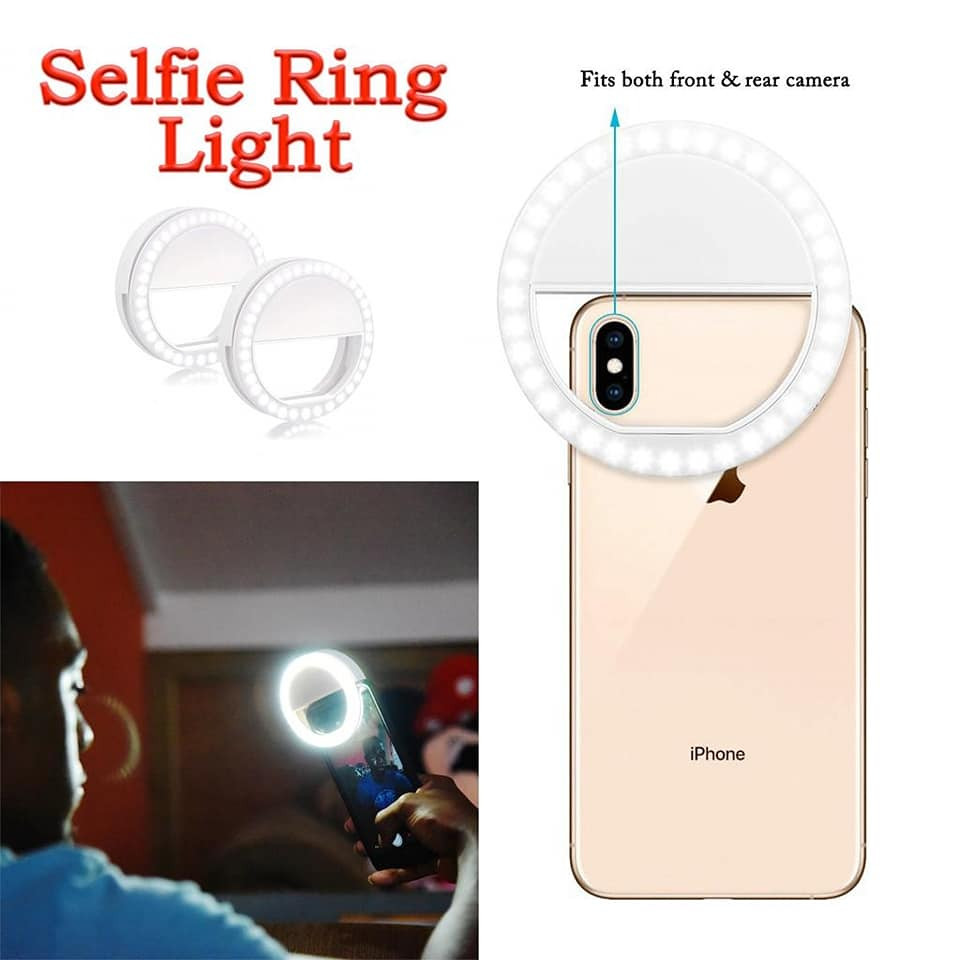 Selfie Ring Light: $30.00