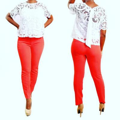 White Overlace top Size  S: $95.00