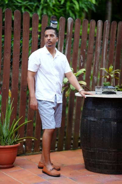 Grey Bermuda Shorts: $140.00