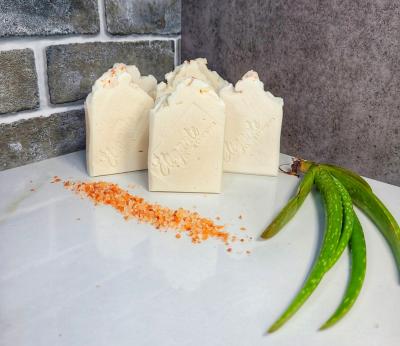 Silky Salt Bar- Artisan Soap Bar: $15.00