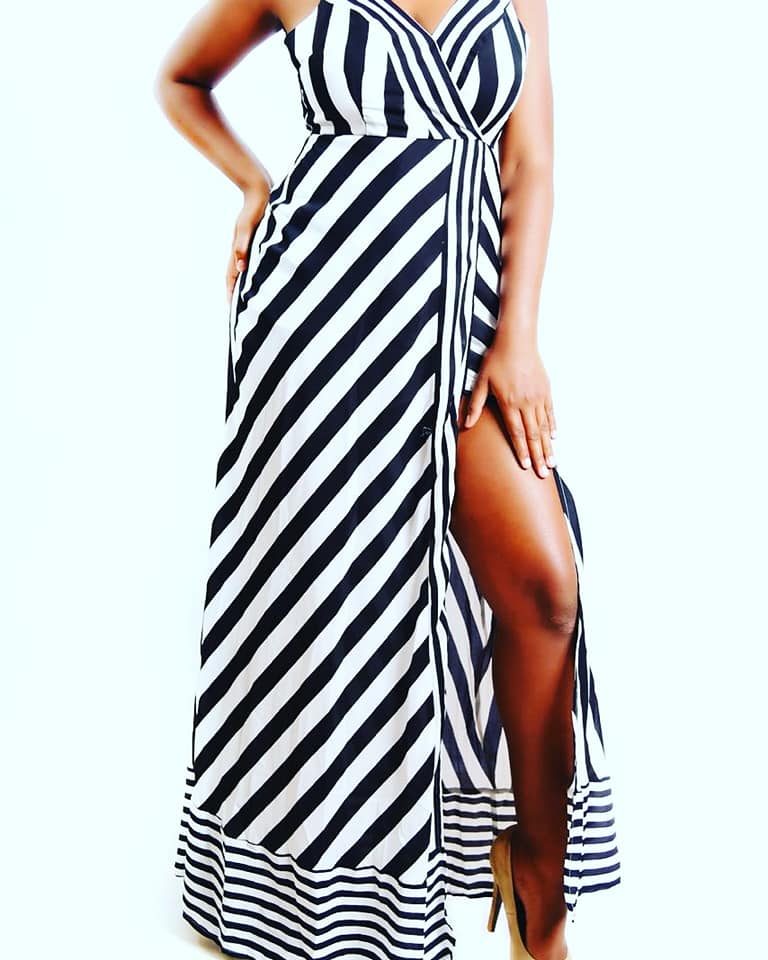 Black & White Maxi dress Size Small